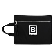 BURBERRY 8065312 Abbeydale 品牌LOGO尼龍萬用/手拿包.黑