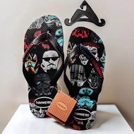 Havaianas Womens Summer Anti-Slip Sandals Roman Style Casual Flat Heel PU Lined Thong Slippers Rubbe