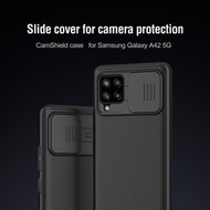 三星 Samsung Galaxy A42 5G - Nillkin 黑鏡系列 手機硬殼 保護鏡頭滑蓋設計 保護套 CamShield Case &amp; Silde Cover for Camera Protection