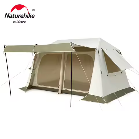 Naturehike Camping Air Tent Village Air 8.5 Tent 2 3 4 Person Shelter One-Touch Tent Family Travel P