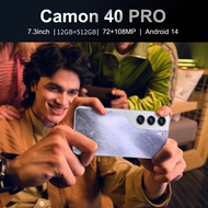 2025 Camon 40 Pro Cellphone 12GB+512GB 7.3inch 8000mAh Smartphone Android Phone