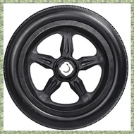 (F Y Z E) 12 Inch 1/2x2 1/4 Inflatable Solid Tire Wheel Aluminum Key Slot Flange City Cavalier Threa