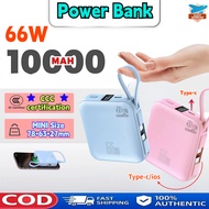 [3C]66W Power Bank Fast charging digital display powerbank 10000mAh Portable Slim Charge Charger Bui