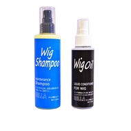 MilicaBooks Wig Oil and Shampoo Set for Wig Care, Shine Enhancer, Anti-Static, Fragrance-Free, Rinse