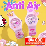 Sanrio Kuromi Waterproof Girls' Watch, Cute Analog Model, Imported Rubber Material, Girls' Watch