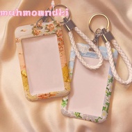 MAHMOUNDKI Business Card Holder, Plastic Credit Card Holders, Cartoon Bus Card Cover Student