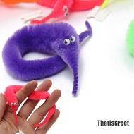 (thsgrt) 1 X Magic Twisty Fuzzy Worm Wiggle Moving Sea Horse Kids Trick Toy