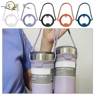SUEREN 2Pcs Water Bottle Handle, Silicone Leakproof Insulated Tumblers, Keep Drinks Hot Cold Univers