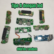 Modul Powerbank dengan LED/Indikator Micro USB Type C