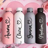 1pc Customized Double-Layer Stainless Steel Coffee Cup/Soda Bottle, Sports Insulated Water Bottle, 5