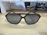 Vogue太陽眼鏡男士黑色Pilot偏光墨鏡VO5531S Polarized 31094Y 60碼