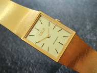 นาฬิกา ORIS WATCH CO. ไขลาน 17 JEWELS. SWISS MADE. (สวยมากๆครับ หน้าทอง สายถักทอง ) บอยไซด์