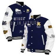 Jaket Baseball Pria Varsity / Jaket Varsity Cewe / Jaket Bomber Terbaru Motif Gambar Bordir NAKAL / 