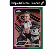 F1 Topps Chrome (RAINBOW) Card - Nico Hulkenberg (Haas F1)