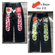 Custom Colab B@pe Vintage Jeans