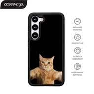 SELFIE CAT Casing Samsung Galaxy A57 A56 A55 A54 A37 A36 A35 A27 A26 A25 A17 A16 A15 A14 A07 A06 S26