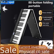 piano ❧【Ready Stock】Piano keyboard88-Keys Piano Portable Electronic Keyboard Piano Multi functional Digital Piano Student Musical Instrument 电子琴 88键 钢琴☟
