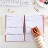 SE 2025 Weekly Monthly Planner 01 2025-12 2025 Twin Coil Binding Academic Planner