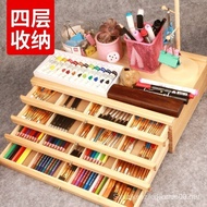 Multifunctional Drawer Type Art Box Art Supplies Storage Box Art Supplies Storage Box Color Pencil H
