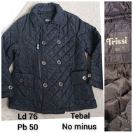 Jaket tebal/gelembung/mantel/coat/Bomber long ANAK preloved