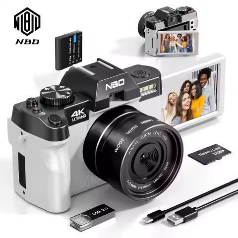 NBD Photography Digital Camera 48MP&4K Video/Vlog Camera with WiFi 60FPS Auto Focus Travel Camera fo