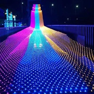 Brilliant night decorative LED grid 3x3m 2x2m Yellow, White, Blue