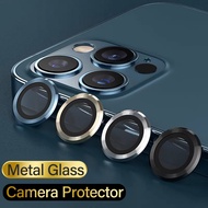 Metal Ring Camera Lens Protector Glass For iPhone 11 12 13 14 Pro Max Full Cover Camera Protector For iPhone 14 Plus 12 13 Mini