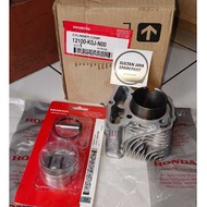 SET Piston Kit STD Honda Genio & Cylinder Comp Cylinder Head Honda BEAT K1A Original AHM 12100-K0J-N