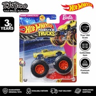 2025 Hot Wheels Monster Trucks Barbie Corvette XL - 5/ 12 Freestyle Wreckers - Crushed Car