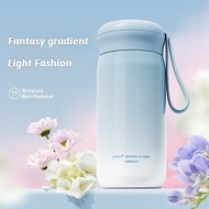 410ML Thermos Vacuum Tumbler with Strainer 316 Stainless Steel Insulation Portable Water Bottle Coff