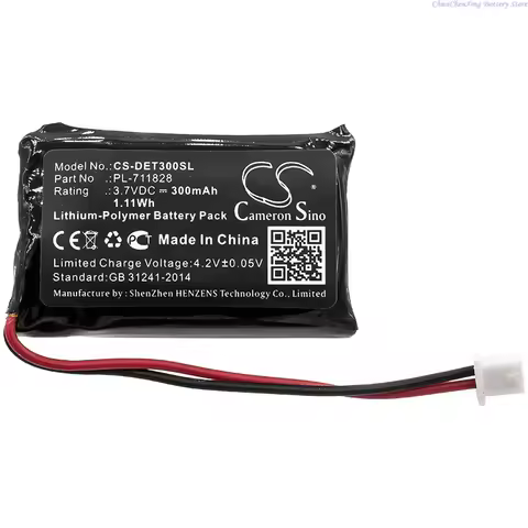 3.7V 300mAh Dog Collar Battery PL-711828,PL-711828N,BL-100,BP-504,BP37TR for Educator ET-300/ET-302/