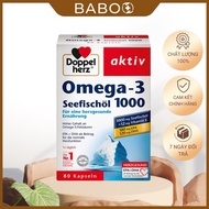 Doppelherz Omega 3 Seefischol Fish Oil Capsule 1000, 80 Tablets