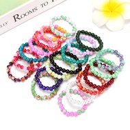 Mm Imitation Agate Glass Bead Bracelet Stall Small Jewelry Online Shop Small Gifts 4.21