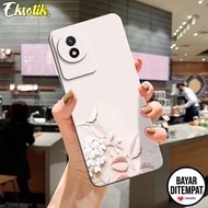 Case VIVO Y02 - Casing VIVO Y02 - EKSOTIK - Fashion Case - FLOWERS - Silikon VIVO Y02 - Pelindung Be