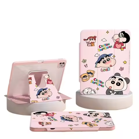MINISO Crayon Shin-chan For iPad Case Funda ipad Pro4 5 6 M4 Air3 4 5 M2 M3 Tablet Cover Ipad A16 10