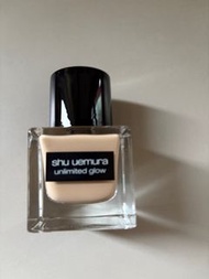 shu uemura植村秀 無限輕透修護粉底液unlimited glow