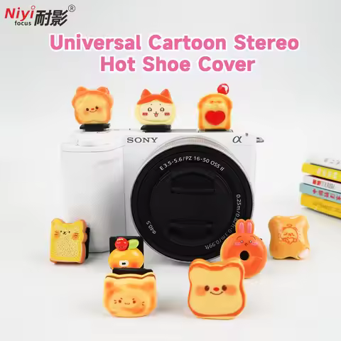 Kawaii Hot Shoe Cover for Canon R100 Sony A6400 Nikon Z50 and Fujifilm Xs20 Camera Decorative Access