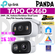 TP-Link Tapo C246D 3MP 2K Indoor/Outdoor Dual Lens Pan/Tilt Security Camera