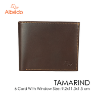 กระเป๋าสตางค์/กระเป๋าเงิน/กระเป๋าใส่บัตร ALBEDO 6 CARD WITH WINDOW รุ่น TAMARIND -TM04277