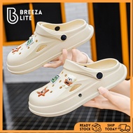 READY STOCK Breezalite Women's Sandal Ultra Light Weight Sandals DIY Chain Charms 444