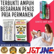 Minyak Urut Mak erot Pembesar alat vital pria Penis Permanen Pemanjang Kelamin titan gel rusia obat 