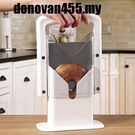 DONOVAN Bagel Slicer, Safety Handle Reusable Bagel Guillotine Slicer, Practical Safe Grip Stainless 