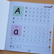 Kindergarten English Pencil Tracing Red Book 3-6 Years Old Children Practice Word Writing 26 English