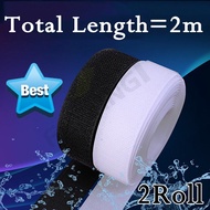 FEELING🌈2rolls /lot 3M Double Sided Tape Heavy Duty,魔術貼 Strong Self adhesive Hook and Loop Fastener Velcro Magic Tape,Velcro Patch,Double Sided Curtain Mosquito Net Adhesive Tape,Velcro Strap Cable Management,Nylon Sticker Velcros Adhesive with Glue