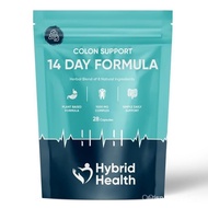 Hybrid Health Colon & Gut Support | 14 Day Formula | Food Supplement **Packaging May Vary** O5GH