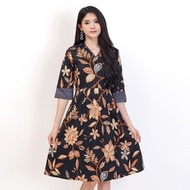 Women's batik Dress - modern Women's batik Dress 888-020