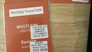 【歐洲覆蓋最大 即插即用】5G/4G歐洲多國＋瑞士 +英國＋土耳其 15日20GB 上網卡 （orange,Vodafone,t-mobile集合了多間網絡商網絡）