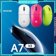 MCHOSE A7 Series Mouse A7 V2 Gaming Mouse Wireless Tri Mode PAW3395/3950 8K Low Latency Gamer Mice
