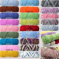 Milk Cotton Yarn 8 ply (lover yarn) Knitting Crochet 100g ( 02 )