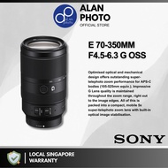 Sony E 70-350mm F4.5-6.3 G OSS Lens [SEL70350G] For Sony E | Sony SIngapore Warranty